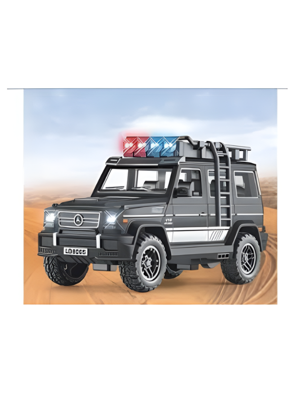 Mercedes-Benz AMG G63 Scale Die-Cast Metal Remote Control Car – 1:24 Scale RC SUV with Realistic Lights & Sound, Opening Doors, Off-Road Adventure Toy Vehicle for Boys & Collectors (Black) TV6841