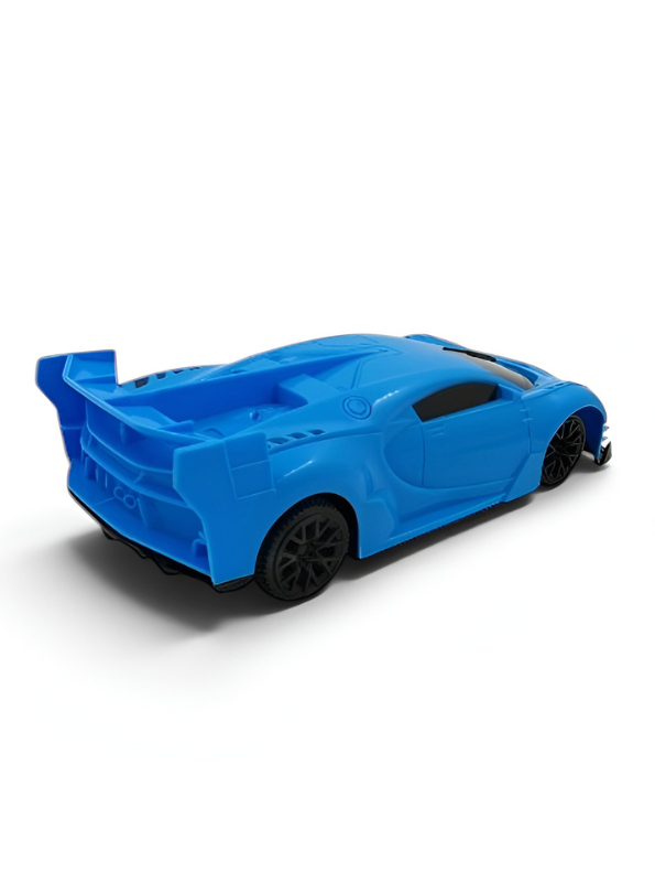 Remote Control Car for Boys and Girls 1:24 Scale- Blue RC Toy Car Sports Racing Model with 27MHz Remote Controller, Battery Powered High-Speed Vehicle Toy Gift for Kids Aged 3+ LMI7657