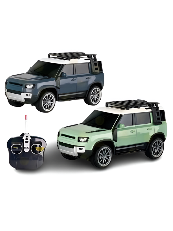Remote Control Off-Road SUV Toy Car – 1:16 Scale Rechargeable RC Defender Model for Kids, Mint Green TV1973