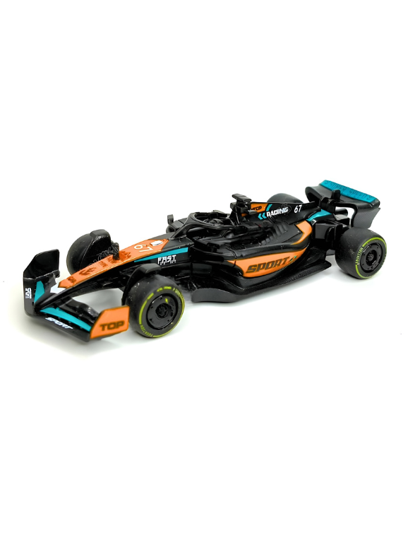 Formula 1 Racing Car Toy Scale 1:43 Detailed Grand Prix Diecast Model Orange TV6902.