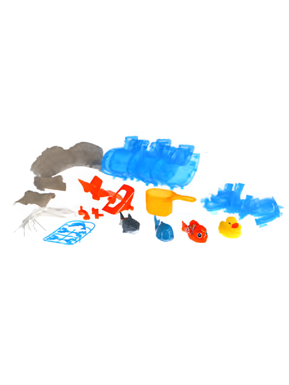 42 Pcs Ocean Track Park Water Fun Set – Kids Interactive Sea Life Racing Track with Fish, Shark & Water Wheel – Educational Summer Toy for Boys & Girls Ages 3+ TV1657