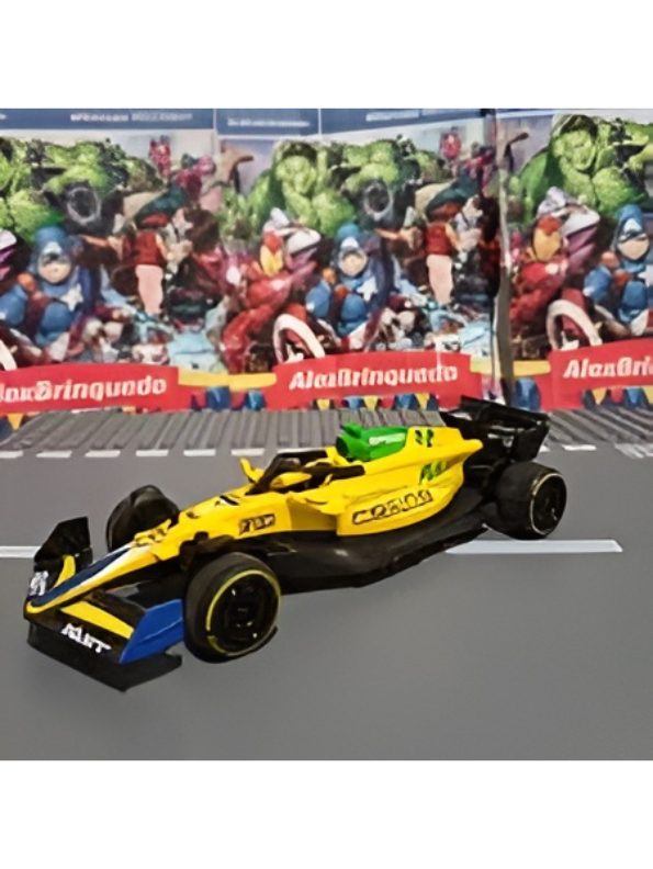 Formula 1 Racing Car Toy Scale 1:43 Detailed Grand Prix Diecast Model Yellow TV6902.