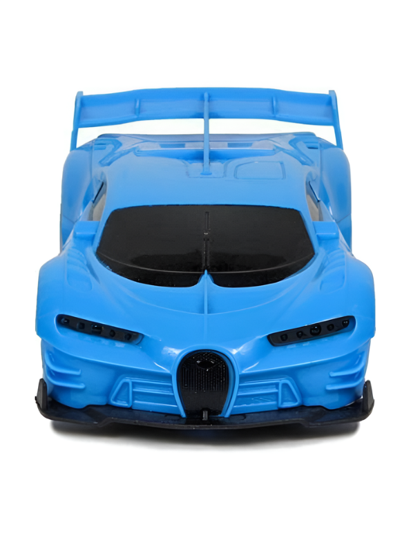 Remote Control Car for Boys and Girls 1:24 Scale- Blue RC Toy Car Sports Racing Model with 27MHz Remote Controller, Battery Powered High-Speed Vehicle Toy Gift for Kids Aged 3+ LMI7657