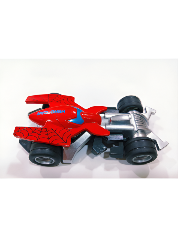 Marvel Spider-Man Hero Car Toy 1:43 Scale Die-Cast Alloy Model Collectible Red Superhero Racing Car Gift for Boys and Kids 3+ TV7016