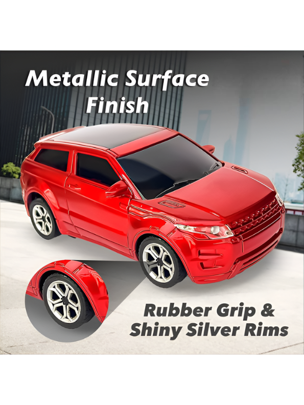 Die-Cast Model SUV Toy Cars -  1:32 Scale Set of 3 Pull-Back Vehicles with Opening Doors and Sunroof - White, Green, and Red TV1891
