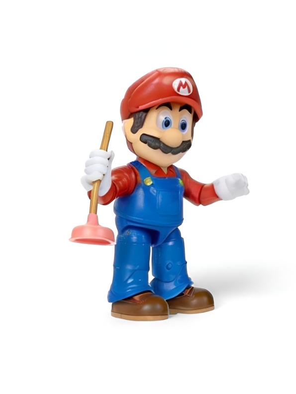 Super Mario Toy Set – Includes 2 Mario Figures and 1 Toad Figure – Nintendo Super Mario Collectible Gift Set for Ages 3+ TV1183