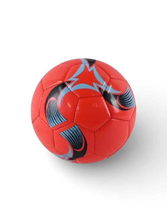 Red Soccer Ball for Kids & Youth - High-Visibility Sports Ball for Backyard & Goal Practice TV1184