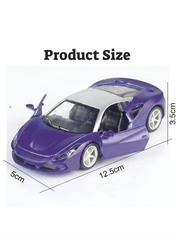 Ferrari F8 Tributo Diecast Car – Premium Collectible Model | Metal Sports Car Toy for Enthusiasts - Scale 1:32 LMI15654