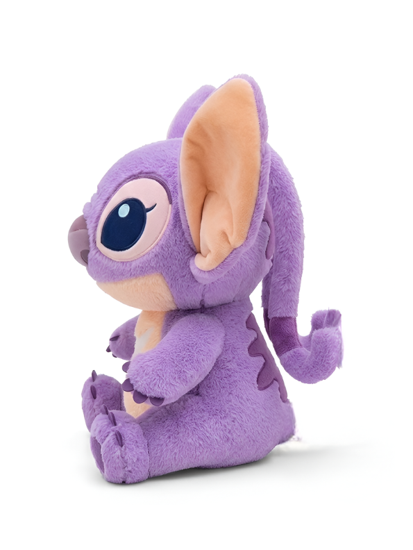 Official Disney Lilo & Stitch 10-Inch Plush Toy – Cozy Edition Ultra-Soft Stitch Stuffed Animal, Cute Purple Alien Plushie for Kids and Collectors ST15436