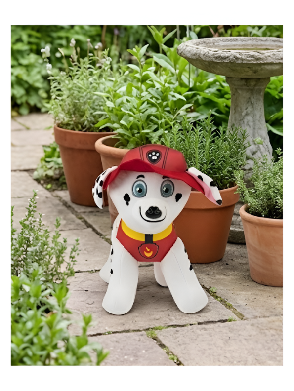 Paw Patrol Marshall Plush Figure – 8-Inch Dalmatian Firefighter Stuffed Animal Toy – White Soft Collectible Dog for Toddlers and Kids Ages 3+ ST16651