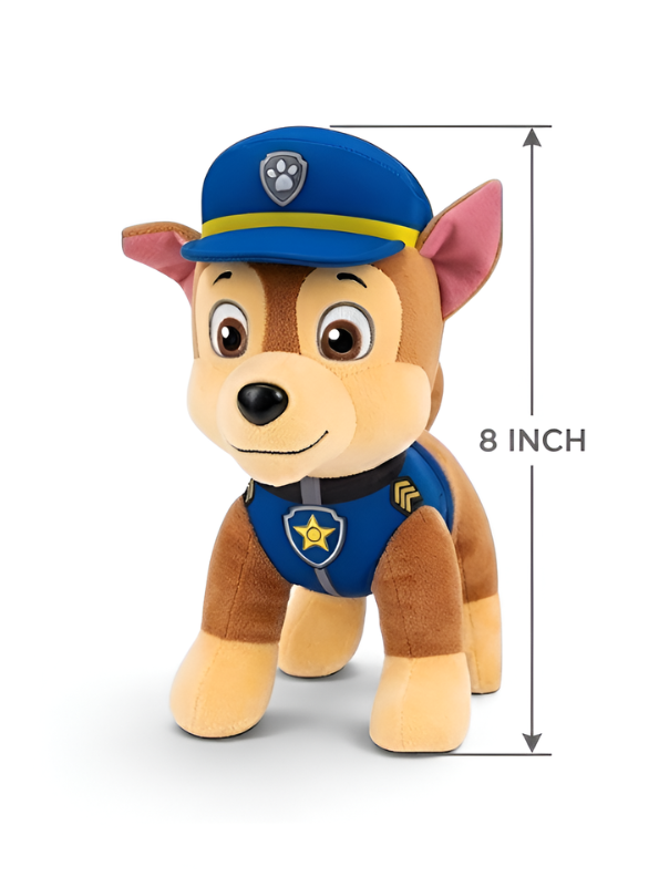 Chase PAW Patrol Plush Toy – 8-Inch Police Dog Stuffed Animal, Soft Premium Fabric Official Movie & TV Show Collectible, Ages 3+ ST16651