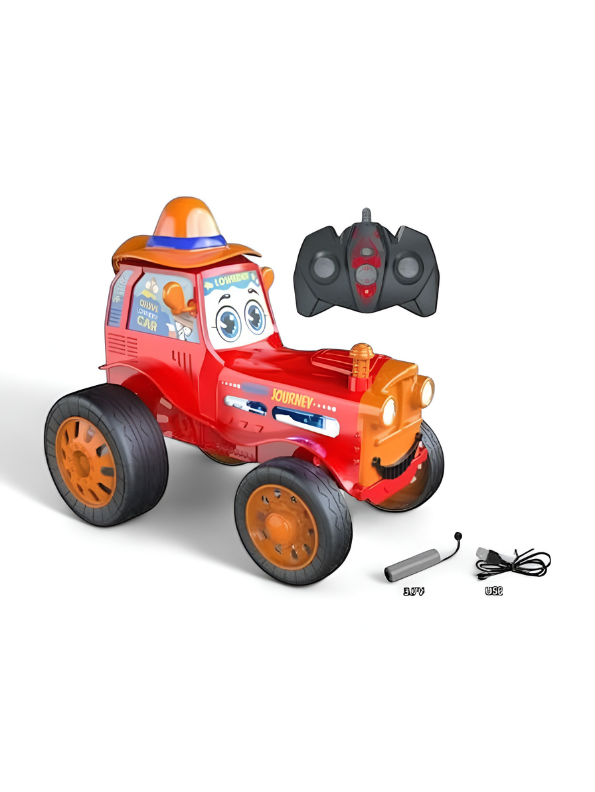 Remote Control Dancing Lowrider Car – Electric Stunt Tractor Toy with Music, Lights, and 360° Jumping Action – Educational Fun for Kids TV4560