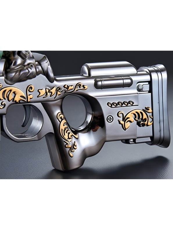 AWM Sniper Rifle Toy Gun – Electric Military Toy with Sound, Flashing Lights & Soldier Figurine TV5543