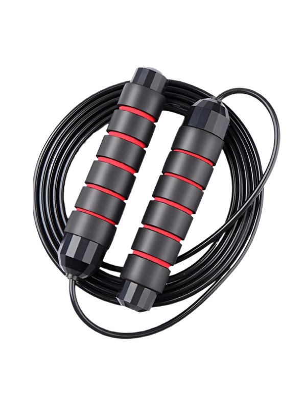 Adjustable Weighted Skipping Rope – Tangle-Free Steel Wire Jump Rope with Ergonomic Foam Grip LMI12294