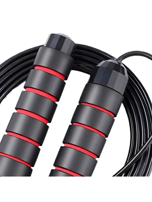 Adjustable Weighted Skipping Rope – Tangle-Free Steel Wire Jump Rope with Ergonomic Foam Grip LMI12294
