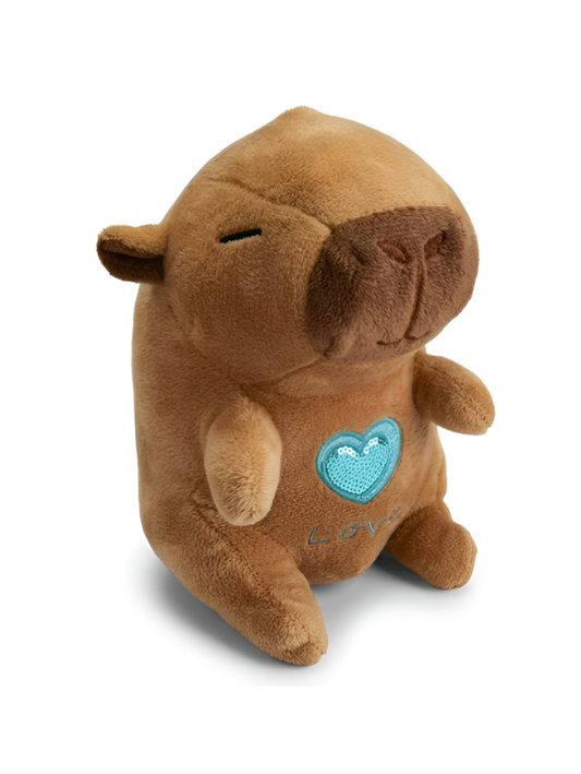 Adorable Capybara Plush – 7-Inch Soft Animal Toy with Love Heart – Perfect Gift for All Ages ST16774