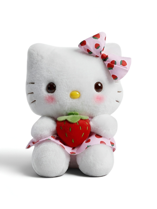 Adorable Strawberry-Inspired Stuffed Character High-Quality 8-Inch Stuffed Figure ST14831