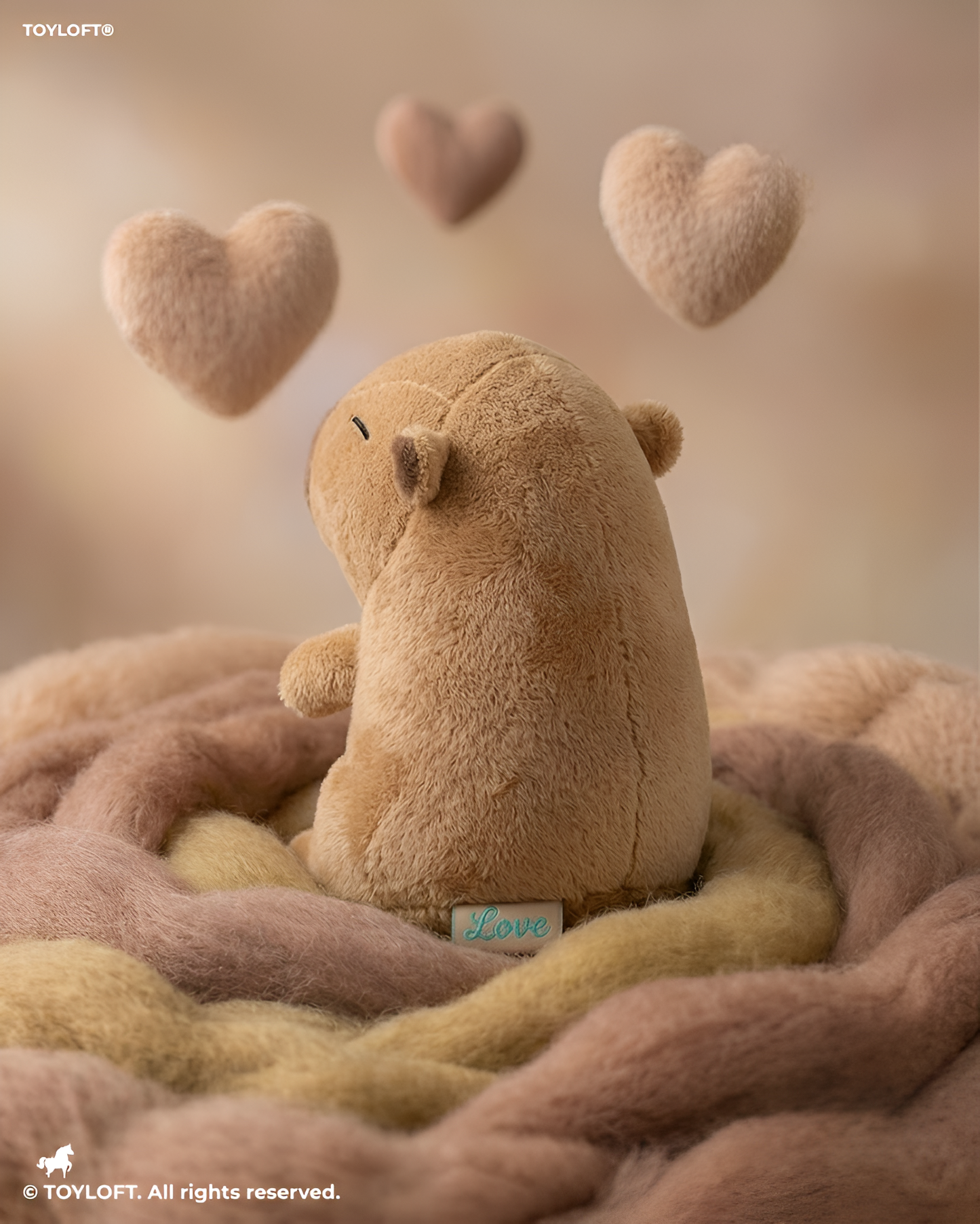 Adorable Capybara Plush – 7-Inch Soft Animal Toy with Love Heart – Perfect Gift for All Ages ST16774