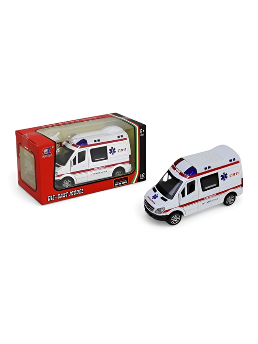 Ambulance Toy Van 1:32 Scale Diecast Model TV2685.