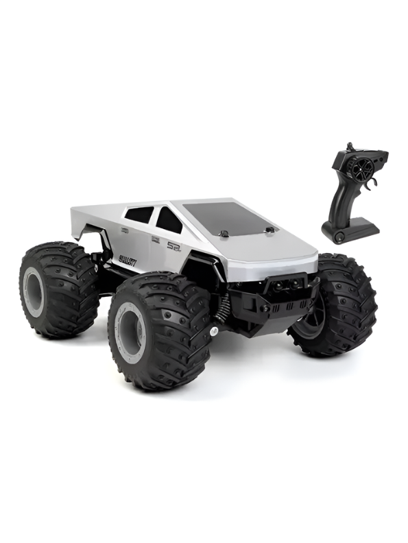 Amphibious RC Monster Truck – 4WD All Terrain Remote Control Car, Cyber Truck Style Waterproof Stunt Vehicle, 2.4GHz Electric Toy Car TV7290