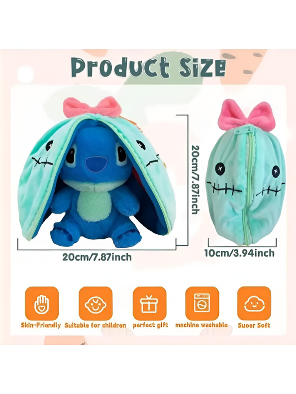 Angel Plush Toy 45cm – Stitch Soft Toy Blue ST15951.