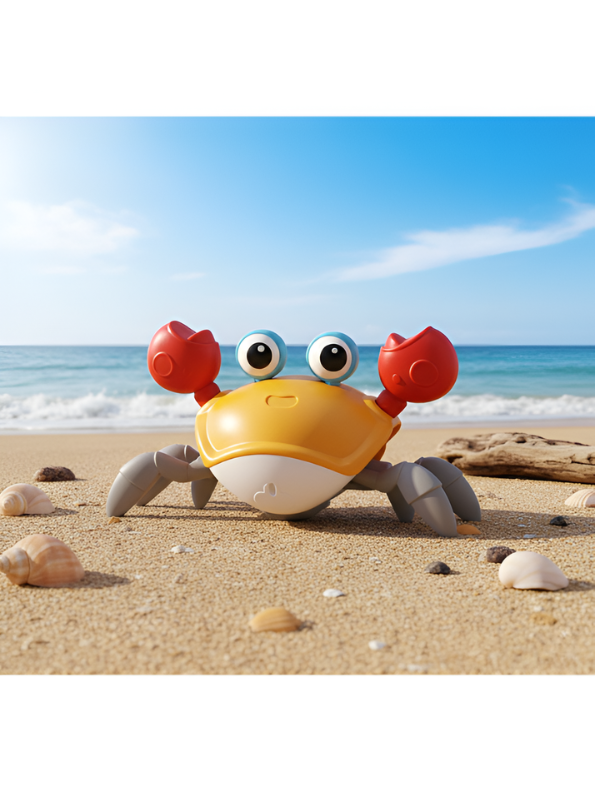 Smart Walking Crab Toy with Induction Sensors – Automatic Obstacle Avoidance Musical Toy for Babie And Toddlers LMI15181