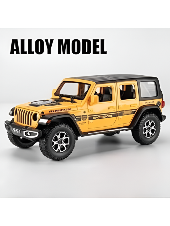 Jeep Wrangler Rubicon Diecast Model – 1:32 Scale Miniature Toy Car for Kids & Collectors TV2471