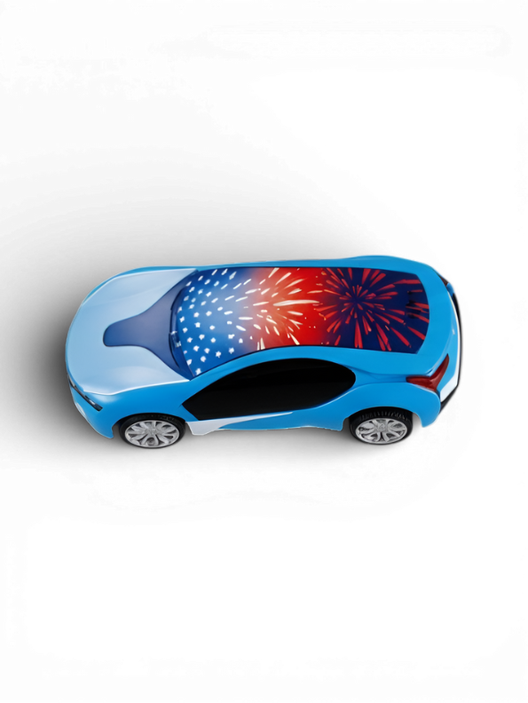 1:22 Scale Remote Control Famous Car for Kids – High-Speed RC Sports Car with 3D Light Projection Roof and Wireless Remote – Electric Toy Racing Car for Boys and Girls LMI7700