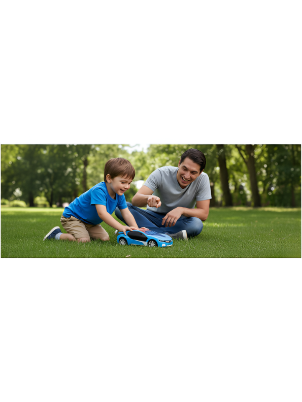 1:22 Scale Remote Control Famous Car for Kids – High-Speed RC Sports Car with 3D Light Projection Roof and Wireless Remote – Electric Toy Racing Car for Boys and Girls LMI7700