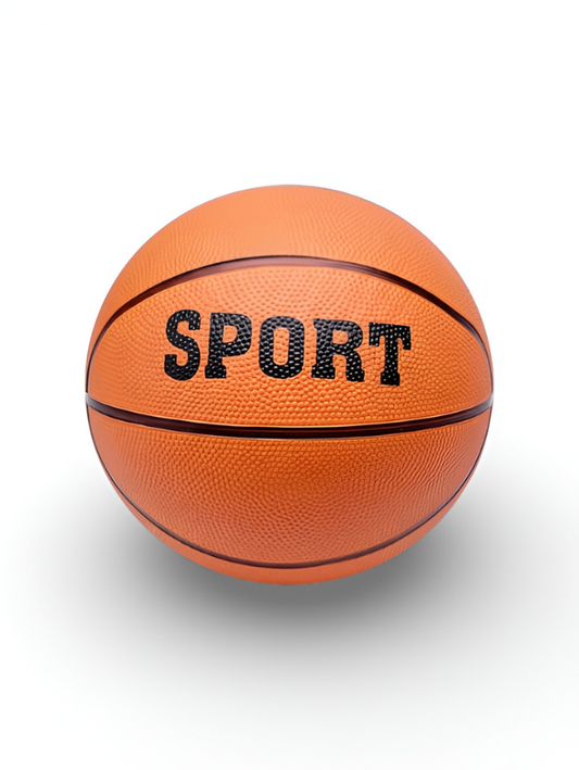 Professional Orange Basketball with "SPORT" Branding - Standard Size for Indoor/Outdoor Play LMI8046