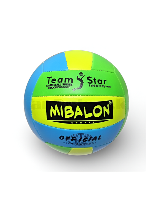 Mibalon Multi-Color Training Volleyball - High-Visibility Team Star Indoor/Outdoor Sports Ball LMI1620