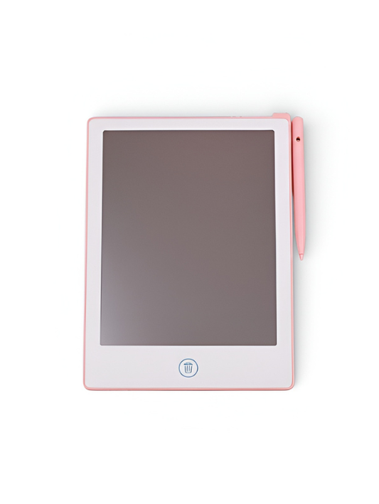 Reusable Electronic Doodle Board, 10” Colorful Screen Handwriting Pad with One-Click Erase, Portable Travel Drawing Tablet for Kids and School – (Pink) LMI15522