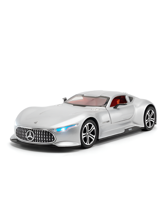 Mercedes-Benz AMG Vision Gran Turismo Die-Cast Model Car - 1:32 Scale Silver Edition TV5555