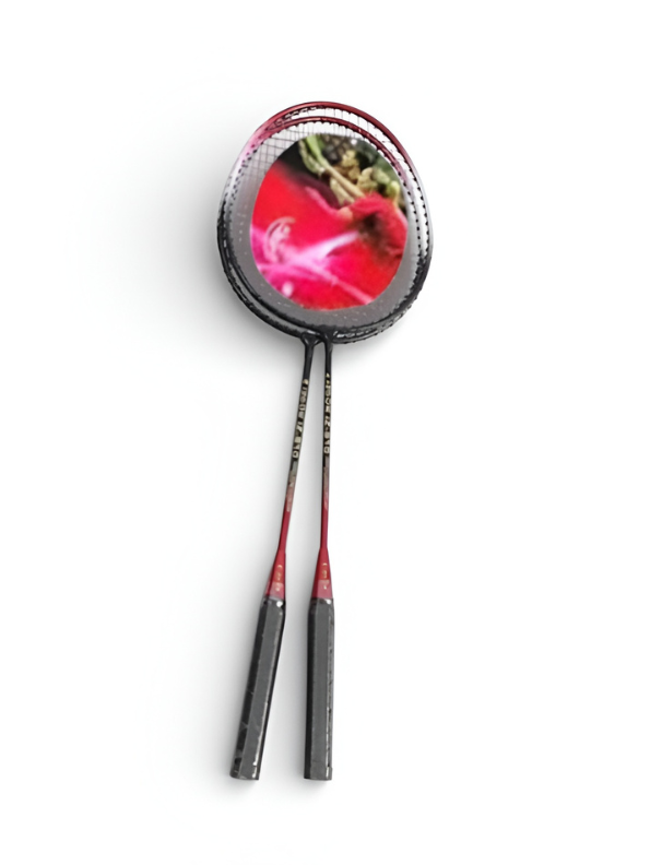 Durable Twin Badminton Rackets with Anti-Slip Grip - Ideal for Adults, Students, and Intermediate Players LMI1312
