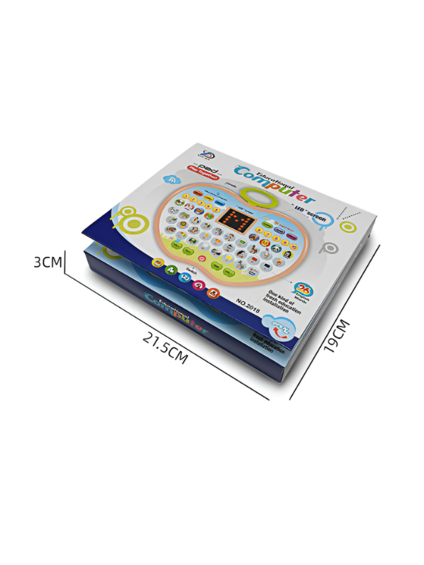 Apple-Shaped Kids Educational Learning Tablet Toy with LED Screen TV7066.