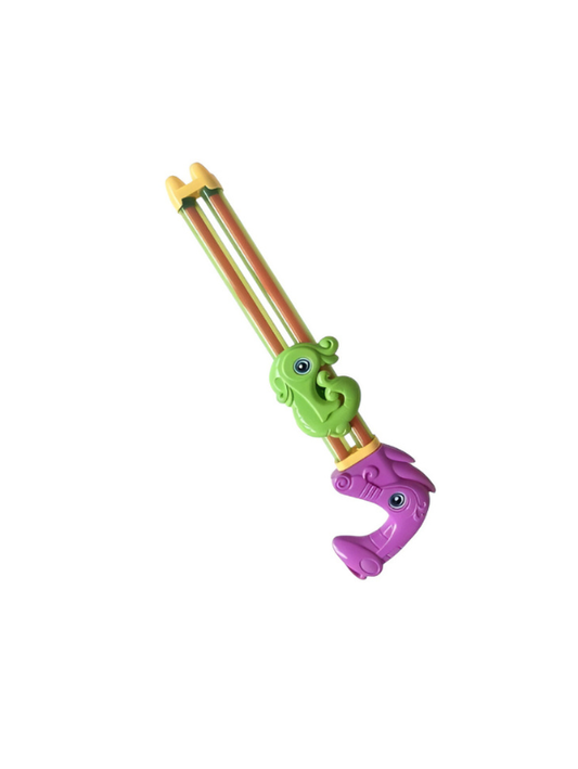 AquaBeast – 200ml Sea-Creature Double Barrel Water Gun | Fun Holi Pichkari for Kids Lavender LMI15865.