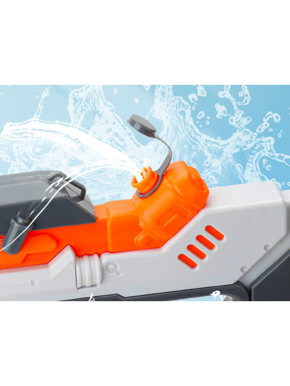 AquaBlaze 250 Holi Pichkari Water Gun – 2-in-1 High-Pressure Tank Spray Gun with Mini Gun (250ML) for Kids, Boys & Girls White LMI11660.