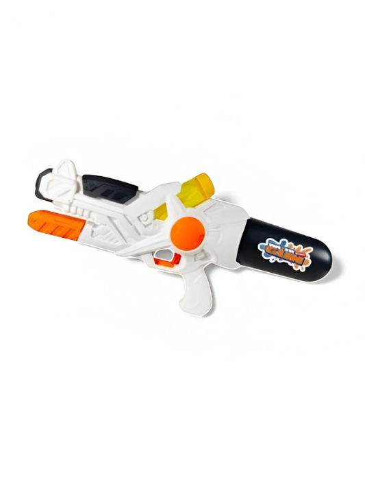 AquaBurst – 570ml High-Capacity Water Gun Blaster Pichkari | Super Power Holi Gun with Ergonomic Grip White LMI14321.