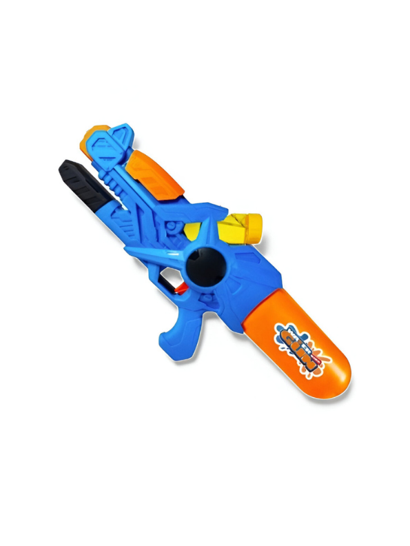 AquaBurst – 570ml High-Capacity Water Gun Blaster Pichkari | Super Power Holi Gun with Ergonomic Grip Blue LMI14321.