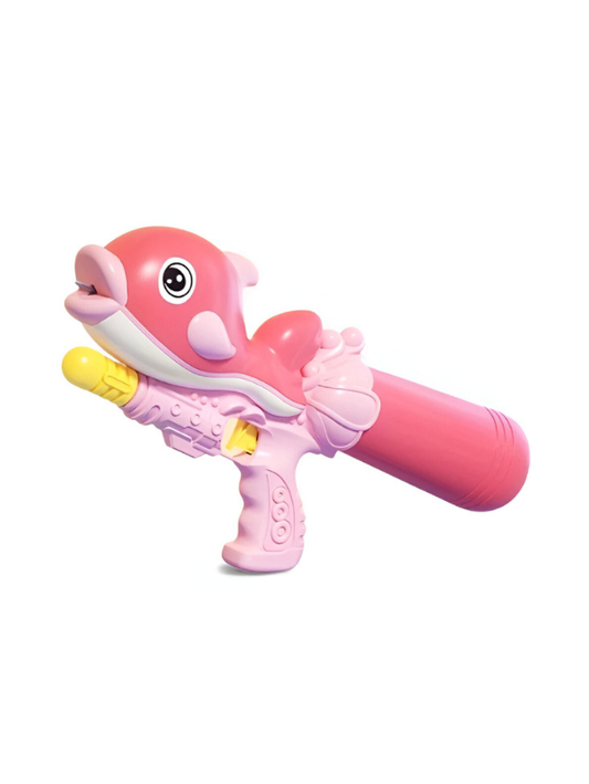 AquaDolphin – Dolphin Shape Water Gun | Cute Pink Holi Pichkari for Toddlers & Kids Pink LMI11838.
