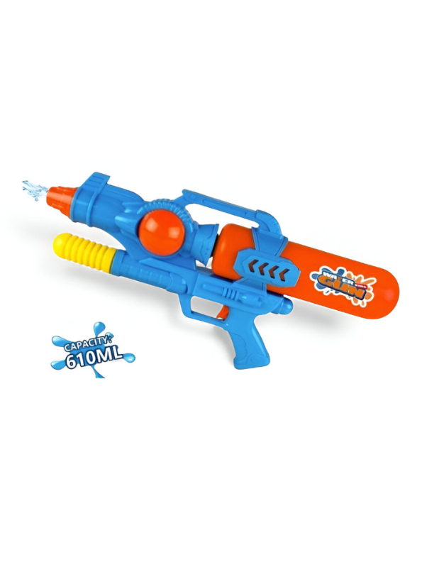 AquaForce – 610ml Hydro-Stream Water Blaster | High-Performance Lightweight Holi Pichkari for Kids Blue LMI14323.