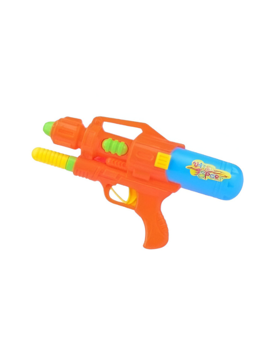 AquaFun – Long Range Water Gun Pichkari | Pump Action Holi & Summer Outdoor Water Blaster for Kids Orange LMI14392.