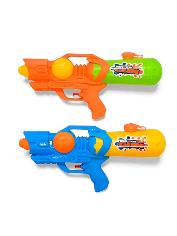 AquaJet – 350ml High-Pressure Water Gun Pichkari | Long Range Pump Action Water Blaster for Kids Blue LMI14359.