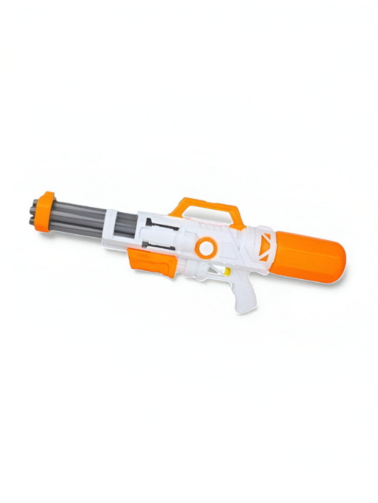 AquaSniper – Green Sniper Pichkari | Water Gun with Foam Rocket for Holi Fun Orange LMI14307.