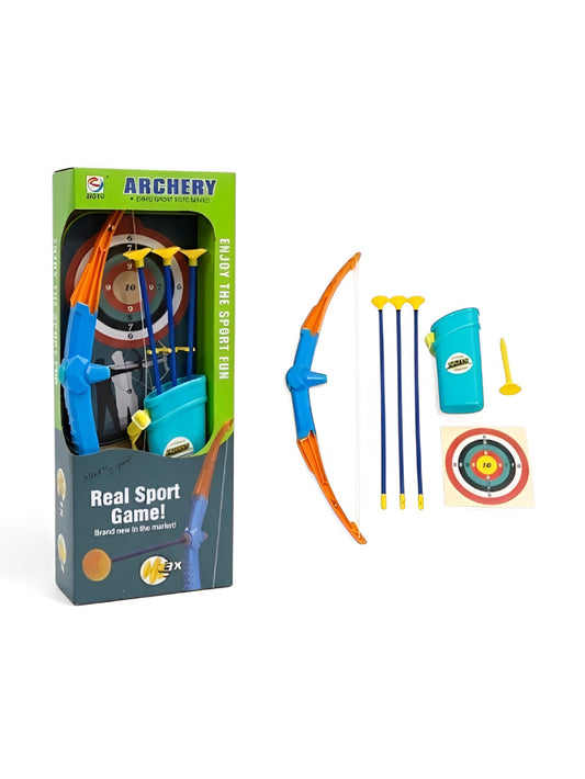 Archery Set with Bow, Suction Cup Arrows, Quiver, and Target TV5243.