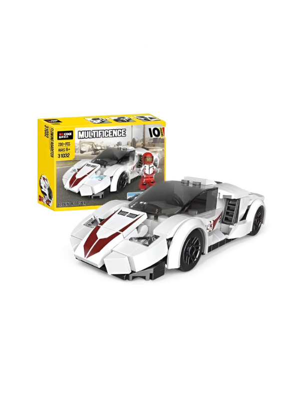 Architect Multificence Building Blocks Set – DIY Educational Toys for Kids & Teens 209+PCS | Cars, Planes, Trucks & Creativity Bricks White TV5570.