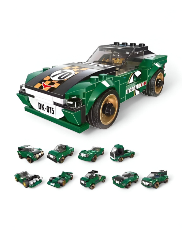 Architect Multificence Building Blocks Set – DIY Educational Toys for Kids & Teens | Cars, Planes, Trucks & Creativity Bricks for kids Green TV5571.