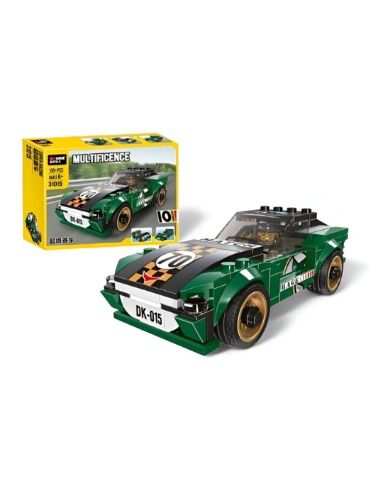 Architect Multificence Building Blocks Set – DIY Educational Toys for Kids & Teens | Cars, Planes, Trucks & Creativity Bricks for kids Green TV5571.