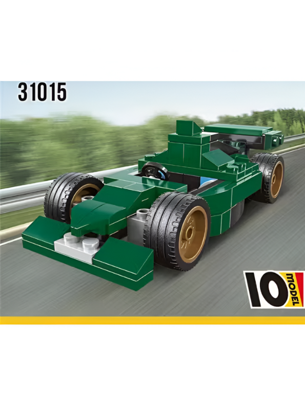 Architect Multificence Building Blocks Set – DIY Educational Toys for Kids & Teens | Cars, Planes, Trucks & Creativity Bricks for kids Green TV5571.