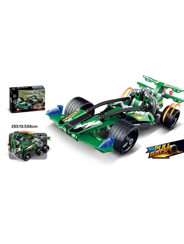 Architect Multificence Building Blocks Set – DIY Educational Toys for Kids & Teens | Cars, Planes, Trucks & Creativity Bricks for kids Green TV5571.